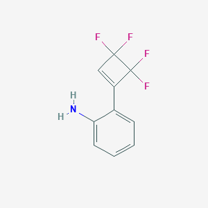 2-(2,2,3,3-Tetrafluorocyclobuten-4-yl)aniline, 98%