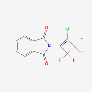 molecular formula C12H4ClF4NO2 B6310991 N-(2-Chloro-3,3,4,4-tetrafluorocyclobut-1-enyl)phthalimide CAS No. 2088942-00-9