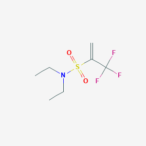 molecular formula C7H12F3NO2S B6310994 N,N-Diethyl-3,3,3-trifluoro-prop-1-ene-2-sulfonamide CAS No. 2088942-09-8