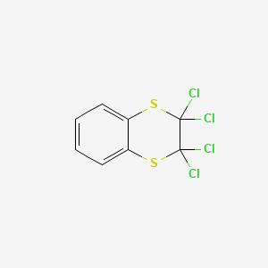 molecular formula C8H4Cl4S2 B6311005 2,2,3,3-Tetrachlorooctahydro-1,4-benzodithian CAS No. 2088942-35-0
