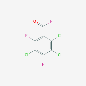 molecular formula C7Cl3F3O B6311038 2,3,5-Trichloro-4,6-difluorobenzoyl fluoride CAS No. 2088945-92-8