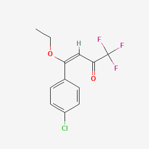 1,1,1-Trifluoro-4-ethoxy-4-(4-chlorophenyl)-3-buten-2-one