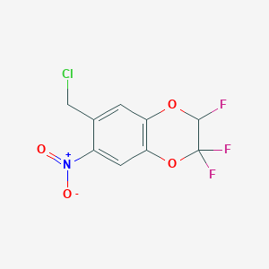 6-Chloromethyl-7-nitro-2,2,3-trifluorobenzodioxane