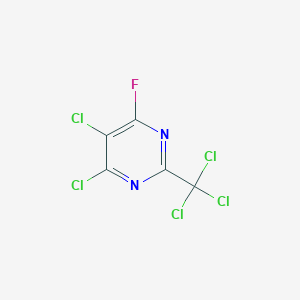 molecular formula C5Cl5FN2 B6311171 4,5-Dichloro-6-fluoro-2-(trichloromethyl)pyrimidine CAS No. 2088943-20-6