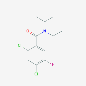 molecular formula C13H16Cl2FNO B6311201 2,4-Dichloro-5-fluoro-N,N-bis(isopropyl)benzamide, 97% CAS No. 2088945-68-8