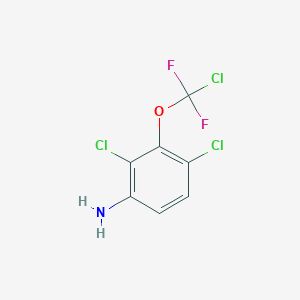 2,4-Dichloro-3-(chlorodifluoromethoxy]aniline