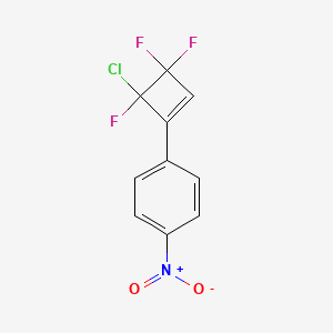 4-(4-Chloro-3,3,4-trifluoro-1-cyclobuten-1-yl)nitrobenzene