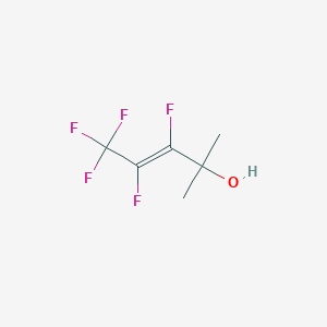 molecular formula C6H7F5O B6311266 3,4,5,5,5-Pentafluoro-2-methylpent-3-en-2-ol CAS No. 313271-67-9
