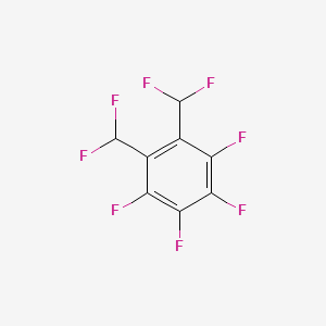 1,2-Bis(difluoromethyl)-3,4,5,6-tetrafluorobenzene;  97%