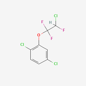 molecular formula C8H4Cl3F3O B6311332 2,5-Dichloro-(2'-chloro-1',1',2'-trifluoroethoxy)benzene CAS No. 2088945-67-7