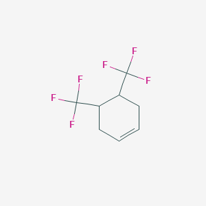 molecular formula C8H8F6 B6311356 4,5-Bis(trifluoromethyl)cyclohex-1-ene CAS No. 2088942-32-7