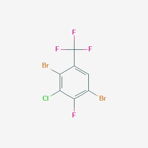 molecular formula C7HBr2ClF4 B6311422 2,5-Dibromo-3-chloro-4-fluorobenzotrifluoride CAS No. 2088945-69-9