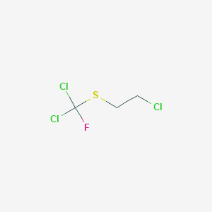 B6311432 1-Chloro-2-(dichlorofluoromethylthio)ethane CAS No. 461-33-6