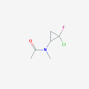 N-(2-Chloro-2-fluorocyclopropyl)-N-methylacetamide