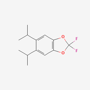 molecular formula C13H16F2O2 B6311525 5,6-Diisopropyl-2,2-difluoro-1,3-benzodioxole CAS No. 2088942-06-5