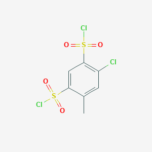 4-Chloro-6-methyl-1,3-benzenedisulfonyl dichloride, 98%