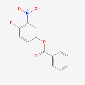 molecular formula C13H8FNO4 B6311540 (4-Fluoro-3-nitro)phenyl benzoate CAS No. 2088941-90-4