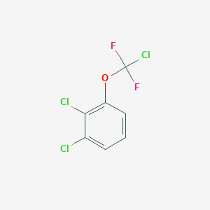 molecular formula C7H3Cl3F2O B6311571 2,3-二氯-(氯二氟甲氧基)苯 CAS No. 1858241-86-7