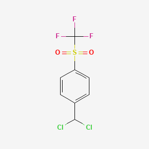 4-(Dichloromethyl)-(trifluoromethylsulfonyl)benzene