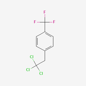 molecular formula C9H6Cl3F3 B6311687 4-(Trifluoromethyl)-(2',2',2'-trichloroethyl)benzene CAS No. 1858249-62-3