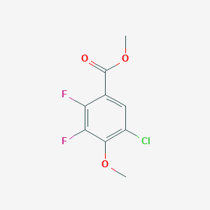 molecular formula C9H7ClF2O3 B6311719 Methyl 5-chloro-2,3-difluoro-4-methoxybenzoate CAS No. 1858250-12-0