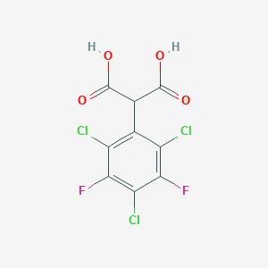 (2,4,6-Trichloro-3,5-difluoro)phenylmalonic acid