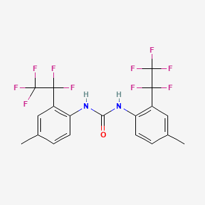 N,N'-Bis[(4-methyl-2-pentafluoroethyl)phenyl]urea