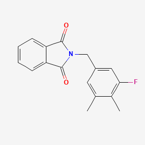 molecular formula C17H14FNO2 B6311854 N-(3-Fluoro-4,5-dimethylbenzyl)phthalimide CAS No. 1357623-77-8