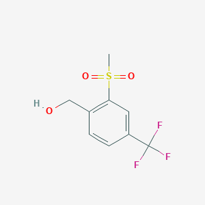 2-(Methylsulfonyl)-4-(trifluoromethyl)benzyl alcohol