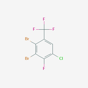 molecular formula C7HBr2ClF4 B6311872 2,3-Dibromo-5-chloro-4-fluorobenzotrifluoride CAS No. 1357627-30-5