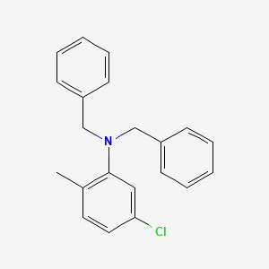 B6311943 5-Chloro-N,N-dibenzyl-2-methylaniline CAS No. 1357627-41-8