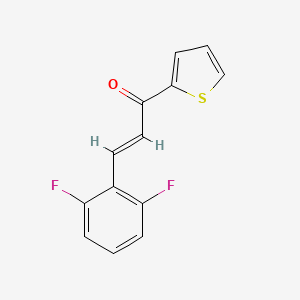 molecular formula C13H8F2OS B6311952 2-(2,6-Difluorocinnamoyl)thiophene CAS No. 1357628-19-3