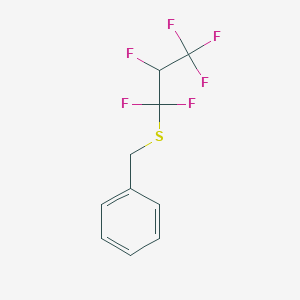 molecular formula C10H8F6S B6312040 Benzyl 1,1,2,3,3,3-hexafluoropropyl sulfide CAS No. 1357626-90-4