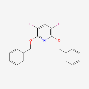 molecular formula C19H15F2NO2 B6312053 2,6-Bis(benzyloxy)-3,5-difluoropyridine CAS No. 1357626-17-5