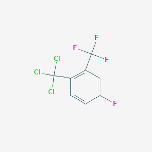 molecular formula C8H3Cl3F4 B6312060 5-Fluoro-2-(trichloromethyl)benzotrifluoride CAS No. 1357624-72-6