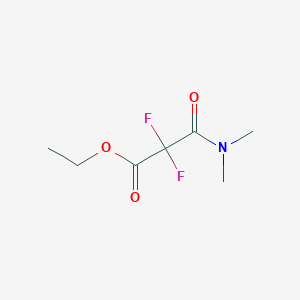 Ethyl 3-(dimethylamino)-2,2-difluoro-3-oxopropanoate, 95%