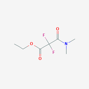 Ethyl 3-(dimethylamino)-2,2-difluoro-3-oxopropanoate