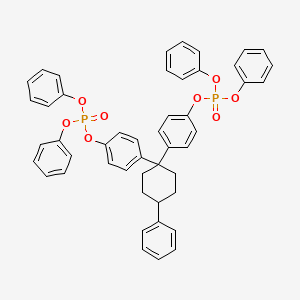 molecular formula C48H42O8P2 B6312071 1,1-Bis-4',4''-(triphenylphosphate)cyclohexylbenzene, 80% CAS No. 1357626-14-2