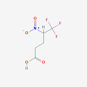 5,5,5-Trifluoro-4-nitropentanoic acid