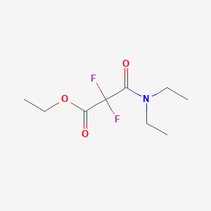 molecular formula C9H15F2NO3 B6312103 Ethyl N,N-diethyl-2,2-difluoromalonamate CAS No. 1357627-40-7