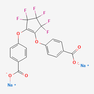 4,4'-[(3,3,4,4,5,5-Hexafluoro-1-cyclopentene-1,2-diyl)bis(oxy)]dibenzoic acid disodium salt