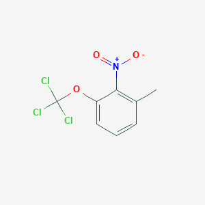 molecular formula C8H6Cl3NO3 B6312116 2-Nitro-3-(trichloromethoxy)toluene CAS No. 1357624-21-5