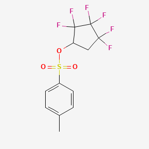 molecular formula C12H10F6O3S B6312130 2,2,3,3,4,4-Hexafluorocyclopentyl p-toluenesulfonate CAS No. 1357624-38-4