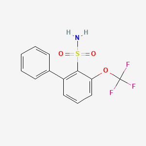 molecular formula C13H10F3NO3S B6312152 2-Phenyl-6-(trifluoromethoxy)benzenesulfonamide CAS No. 1357624-23-7