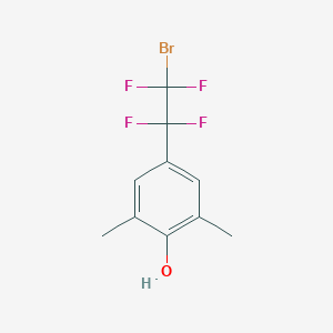 2,6-Dimethyl-4-(2-bromo-1,1,2,2-tetrafluoroethyl)phenol