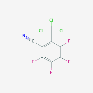 1,2,3,4-Tetrafluoro-5-(trichloromethyl)benzonitrile