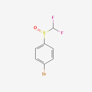 molecular formula C7H5BrF2OS B6312220 4-(Difluoromethylsulfinyl)bromobenzene CAS No. 1357625-51-4