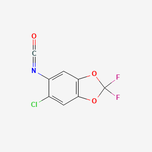 5-Chloro-6-isocyanato-2,2-difluoro-1,3-benzodioxole