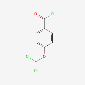 molecular formula C8H5Cl3O2 B6312291 4-(Dichloromethoxy)benzoyl chloride CAS No. 1357627-19-0