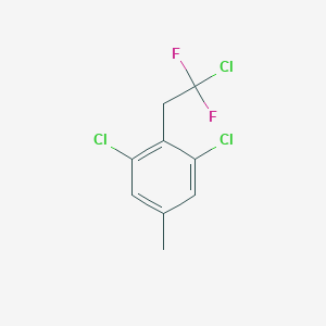 B6312345 3,5-Dichloro-4-(2-chloro-2,2-difluoroethyl)toluene CAS No. 1357623-99-4